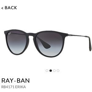 Ray bans!! Black Erika style
